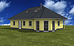 Winkelbungalow 117 / 53 mit Erker und ausgebautem oder ausbaufähigem Dachgeschoss; 170 m² Wohnfläche